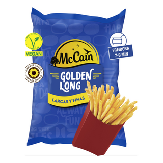 Patatas Prefritas Largas y con Corte Fino Mccain Golden Long 1 Kg