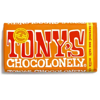 Tony's Chocolonely - cu Caramel si sare de mare 180g