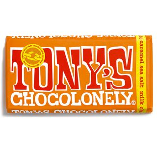 Tony's Chocolonely - cu Caramel si sare de mare 180g