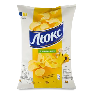 Чіпси Lux зі смаком сиру 125г