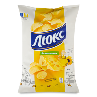 Чіпси Lux зі смаком сиру 125г