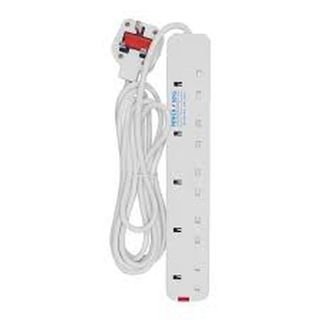 Power King White 5-Way Extension