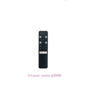 TCL Smart TV Remote Model 2000, Black
