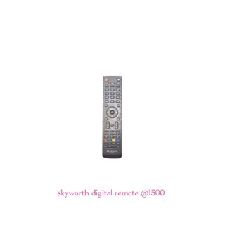 Skyworth Black Digital TV Remote, ₹1500