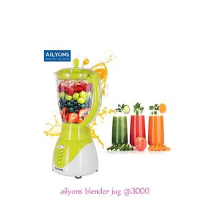 Ailyons Green Blender 3000 Watts, 1.7 Litres