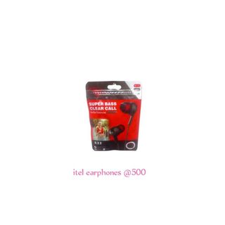 Itel X33 Super Bass Earphone, Black