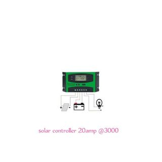 Solar Charger Controller 20Amp, Green