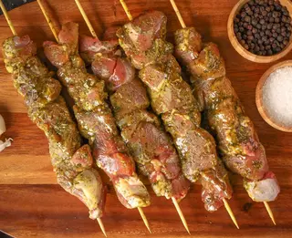 Brochettes de bœuf marinées - En persillade - 500g