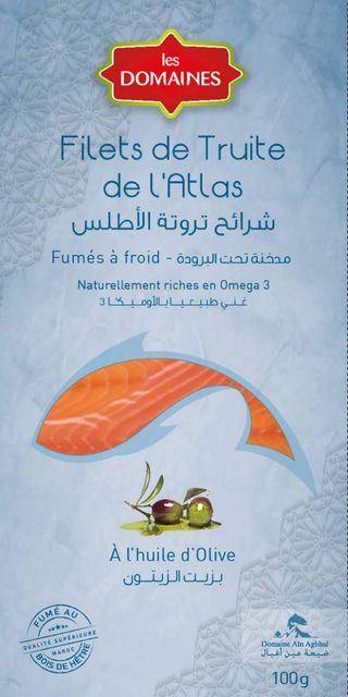 Truite Fumée A L`huile D'olive 100g