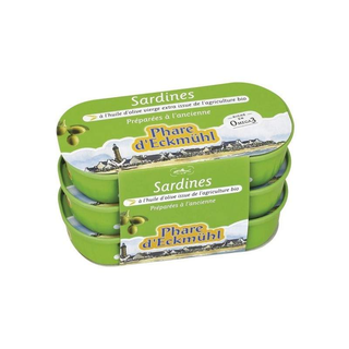 PHARE D'ECKMÜHL SARDINES A L'HUILE D'OLIVE 3X55G
