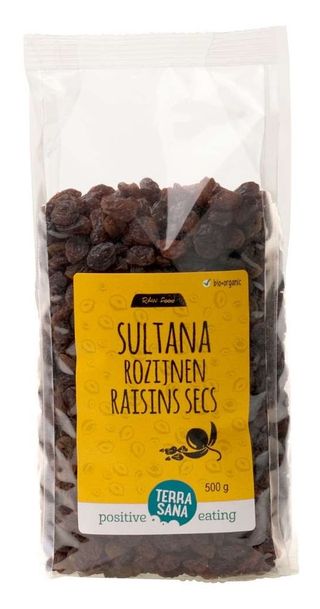 TERRASANA RAISINS SULTANAS 500G