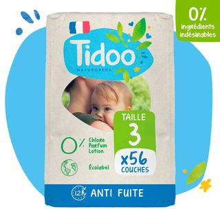 TIDOO COUCHES T3/M 4-9KG 56 UNITES
