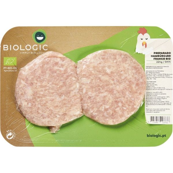 Biologic Hambúrguer de Frango Biológico embalagem 224 g - 18482100031