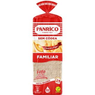 Panrico Pão de Forma sem Côdea Familiar Vegan sem Lactose embalagem 650 g - 20654800265