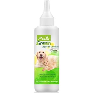 Pilou Green Loção para Higiene dos Ouvidos de Cão e Gato embalagem 120 ml - 49514602264