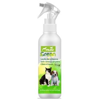 Pilou Green Loção de Limpeza sem Enxaguar para Cão e Gato embalagem 200 ml - 49514602272