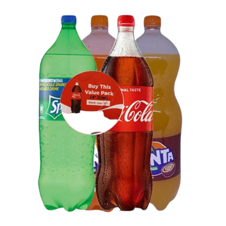 Cocacola Soda Assorted 4 Pack 2L