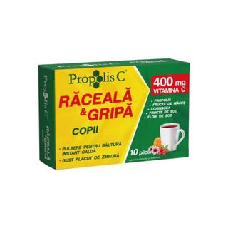 Fiterman Propolis C Raceala Si Gripa Copii 10 Plicuri