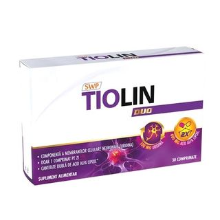 Tiolin Duo 30 Comprimate