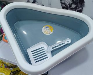 Bac A Litiere Corner Avec Pelle