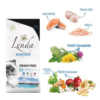 Croquette CHAT GRAIN FREE LIGHT& STRELIZED 2 KG