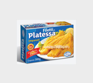 Filetti di platessa impanati 300G Oggi Pesce