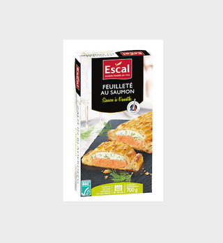 Salmone in crosta con salsa all'aneto 700G Escal