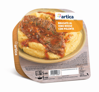 Brasato con polenta 250G Artica