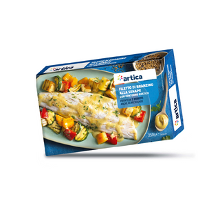 Filetto di Branzino alla senape con contorno rustico 250G Artica
