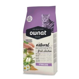 Ownat classic sterilized 4kg pour chat