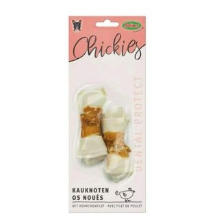 Os noué blanc au poulet pour chiens 2pcs