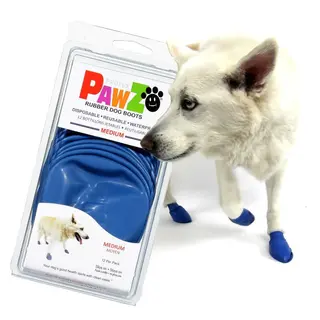 PAWZ Bottines M pour races moyennes - 12 unités couleur bleue