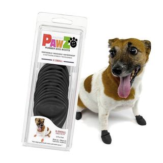 PAWZ Bottines XS pour très petites races - 12 unités couleur noire