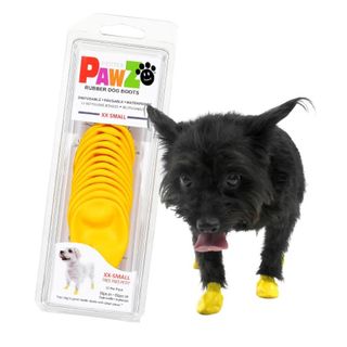 PAWZ Bottines XXS pour très petites races - 12 unités couleur jaune