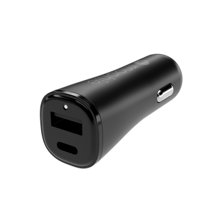 Mophie Essentials Chargeur Auto 12W Dual Usbc & Usba