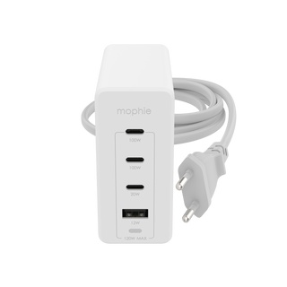 Mophie Adaptateur Mural 120W White (3XUSB-C + 1XUSB-A)