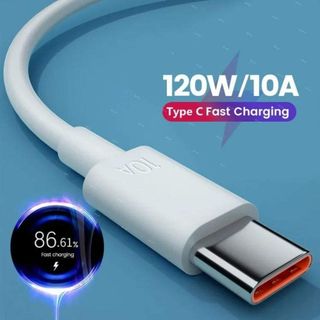 Cable de charge (Type C - Type C) 120W Super Fast Charging