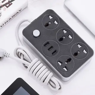 Rallonge Multiprise (4 Prises Electriques + 2 USB + 1 Type C)