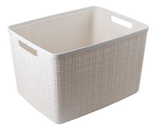 Korpa za odlaganje stvari Jute 20l bijela Curver