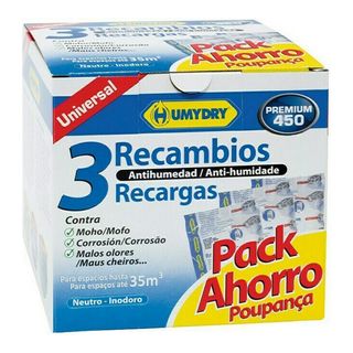 Antihumedad Humydry 3 Recambios 450G.