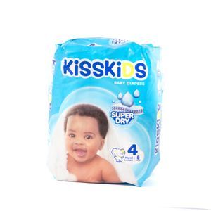 Kisskids Super Dry Diapers Large Size 4
