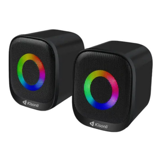 Youaiyou Haut-Parleur G400 PC Filaire Avec Jeu d'éclairage RGB