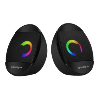Youaiyou Haut-parleur G600 Haute Qualité Ordinateur PC RGB Lumières