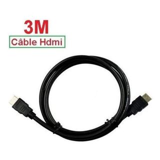 Câble HDMI 3M Ultra Full HD Haute Vitesse