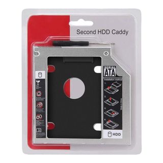 2.5" Second HDD Caddy, SATA to SATA Hard Drive , 9.5mm CD/DVD-ROM