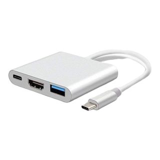 Adaptateur 3 En 1 USB 3.1 de Type C à HDMI Convertisseur De Câble 4K USB-C