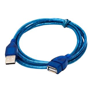 5M USB 2.0 Male To Female Extension Data Transfer Sync Cable-blue