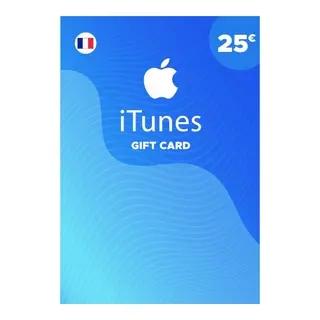 Code iTunes France 25€