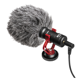Boya By-mm1 Microphone Vidéo Universel Cardioïde Sur Caméra