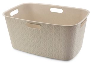 Korpa za veš Softex 45l 40x60x27.5cm krem Curver